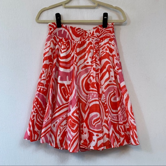 Banana Republic Dresses & Skirts - Banana Republic Pink & Orange Skirt Size Medium
